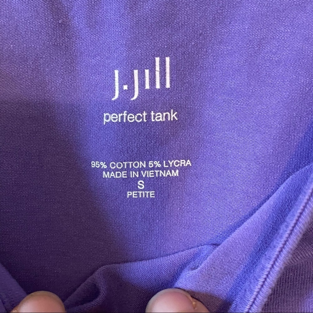J Jill 2 Tops Bundle Orange Purple Sz Small - Picture 3 of 8